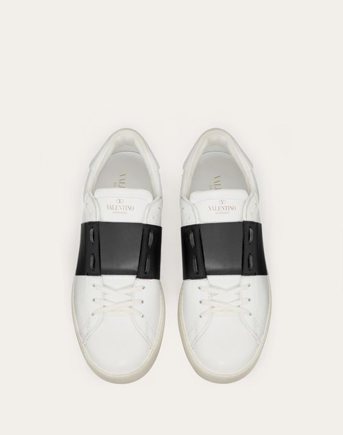 Open white sneaker