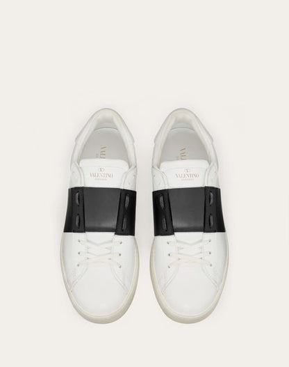 Open white sneaker