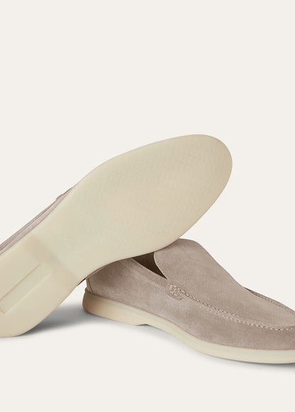 Mocassini Summer Walk in Suède Beige Classico
