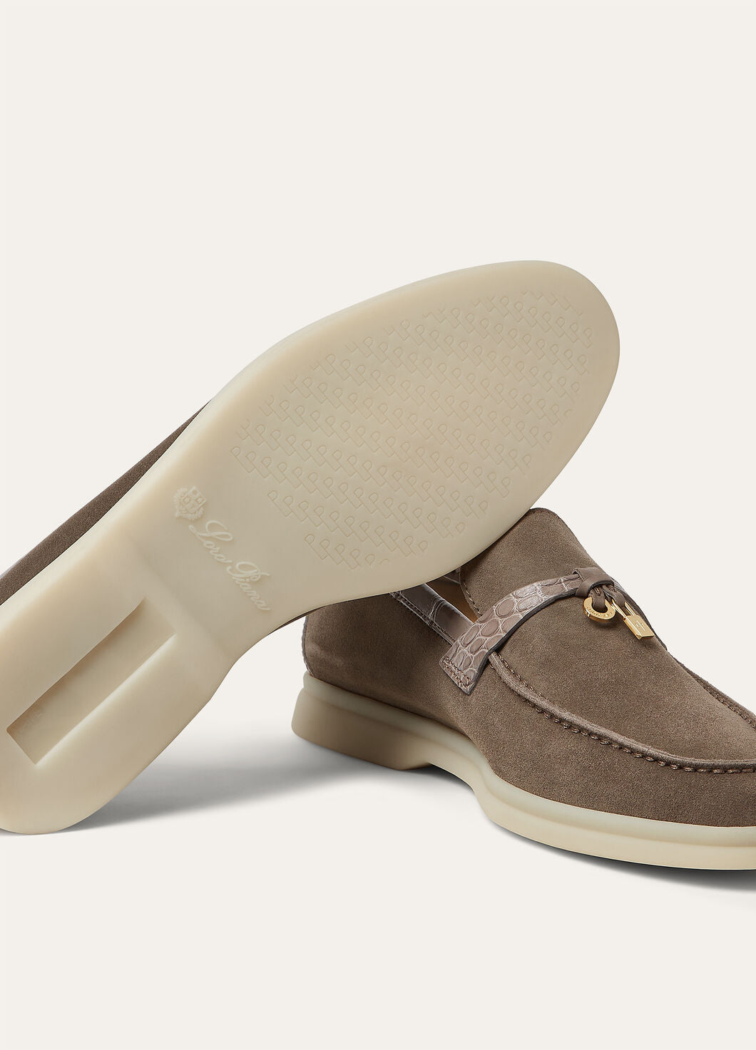 Mocassini Summer Charms Walk in Suède Grigio Donna