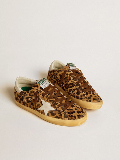 LTD in cavallino leopardato con stella e talloncino in pelle