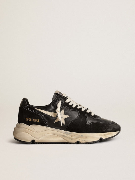 Running Sole in nappa e suede nere
