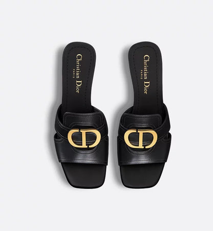 Sandalo con tacco Nera