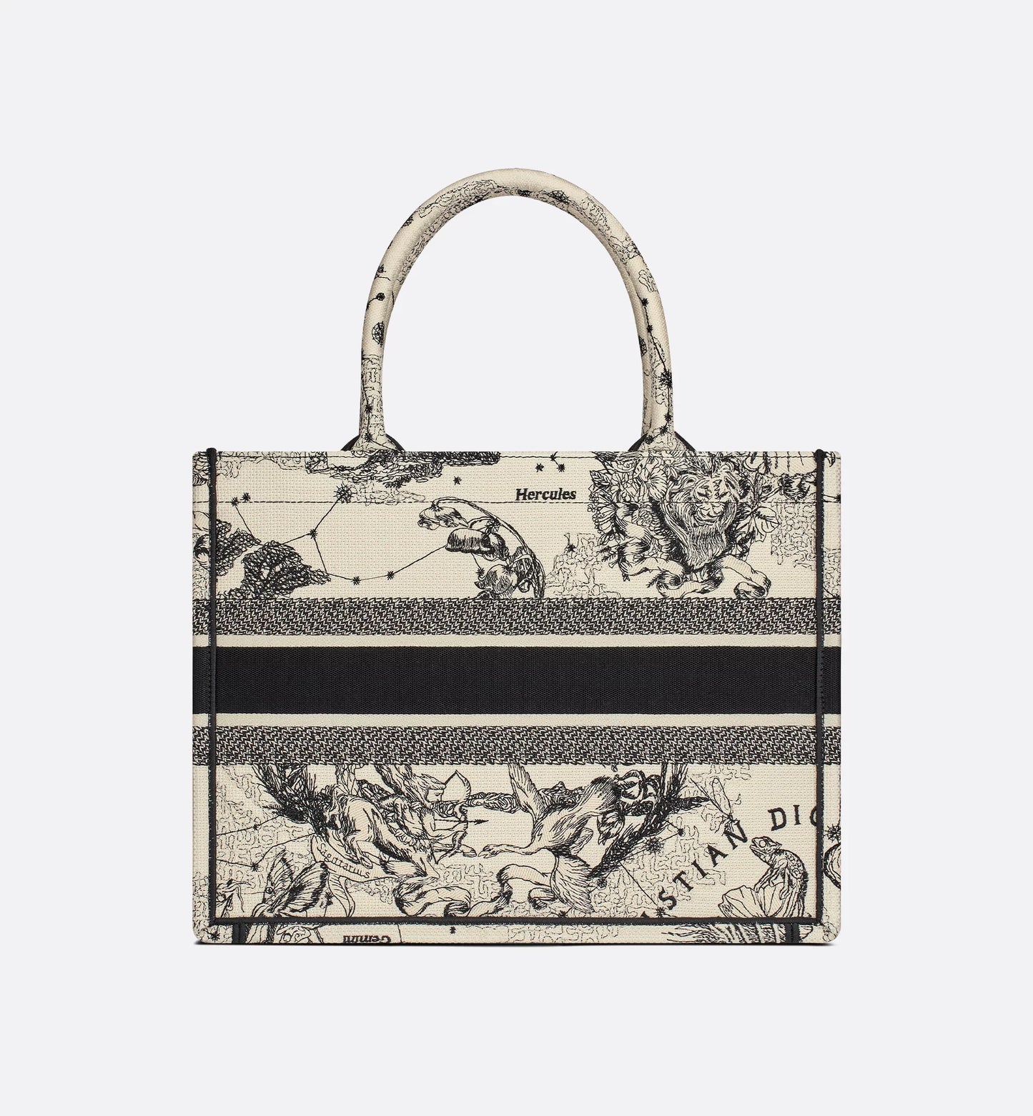 Dior Book Tote Zodiac latte e nero