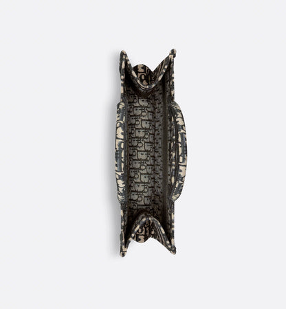 Dior Book Tote Oblique écru e blu