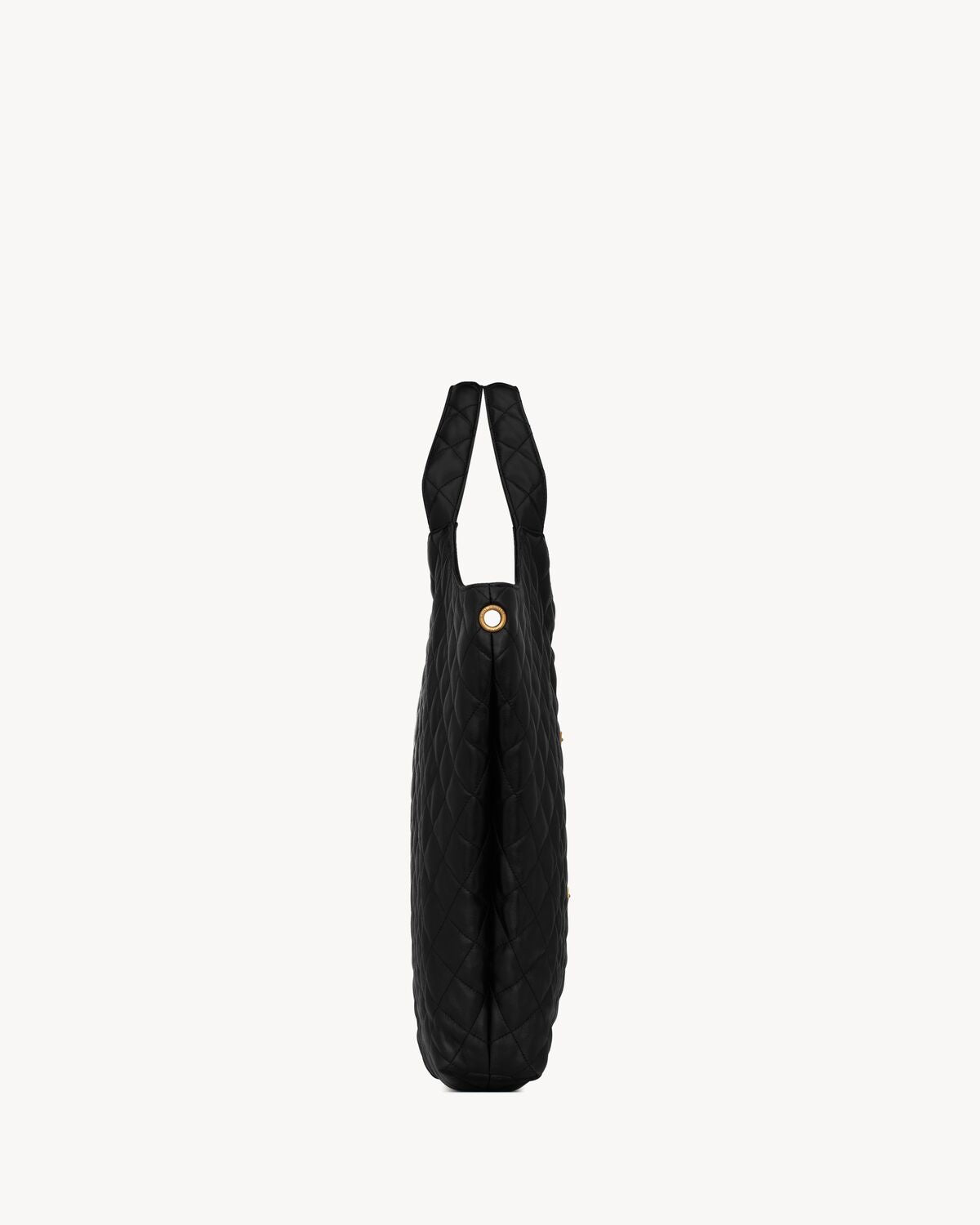 MAXI SHOPPING BAG ICARE IN NAPPA NERO