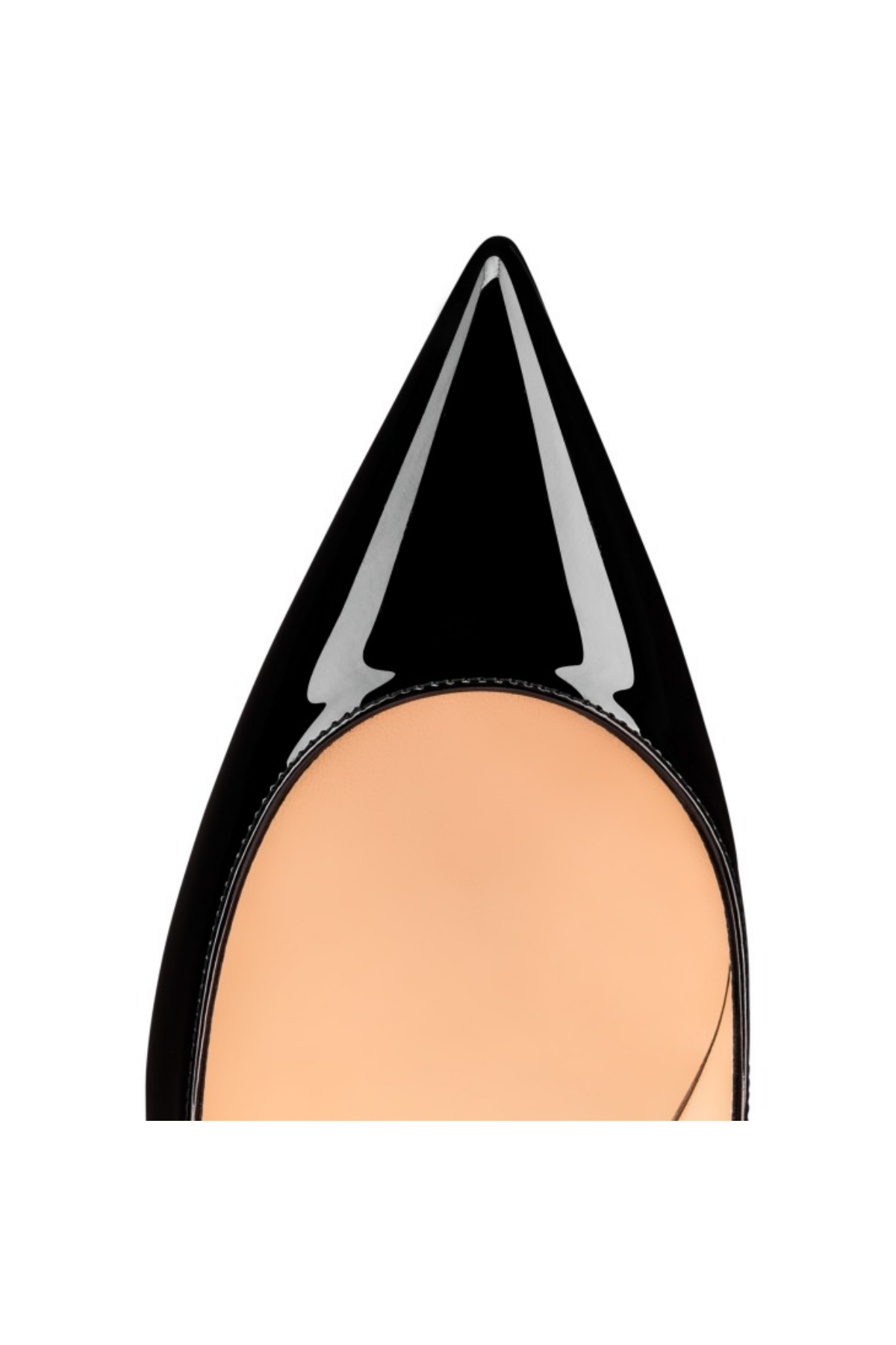 Kate Décolleté 100 mm - Pelle di vitello verniciata - Nera