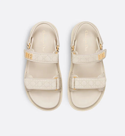 Sandalo Dioract Pelle di vitello Bianca