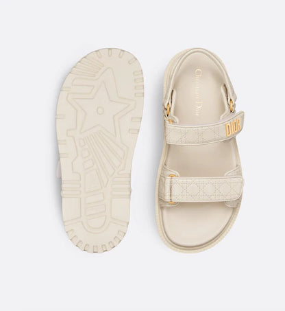 Sandalo Dioract Pelle di vitello Bianca