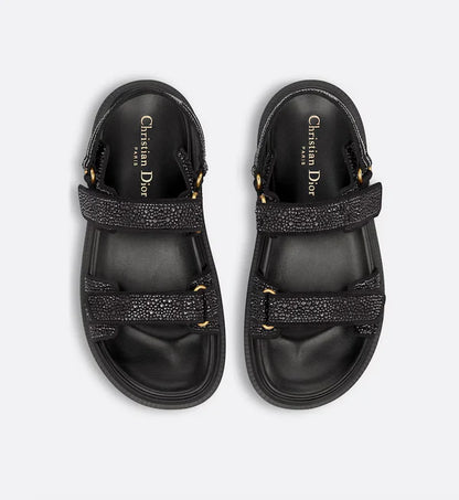 Sandalo Dioract Nero Glitter