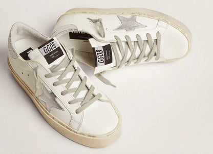 Stella e talloncino in argento metallizzato