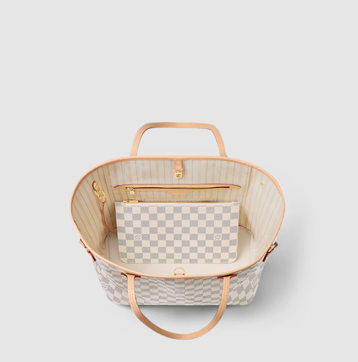 LV NEVERFULL MM Beige