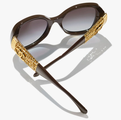 Occhiali a farfalla da sole Talpa scuro