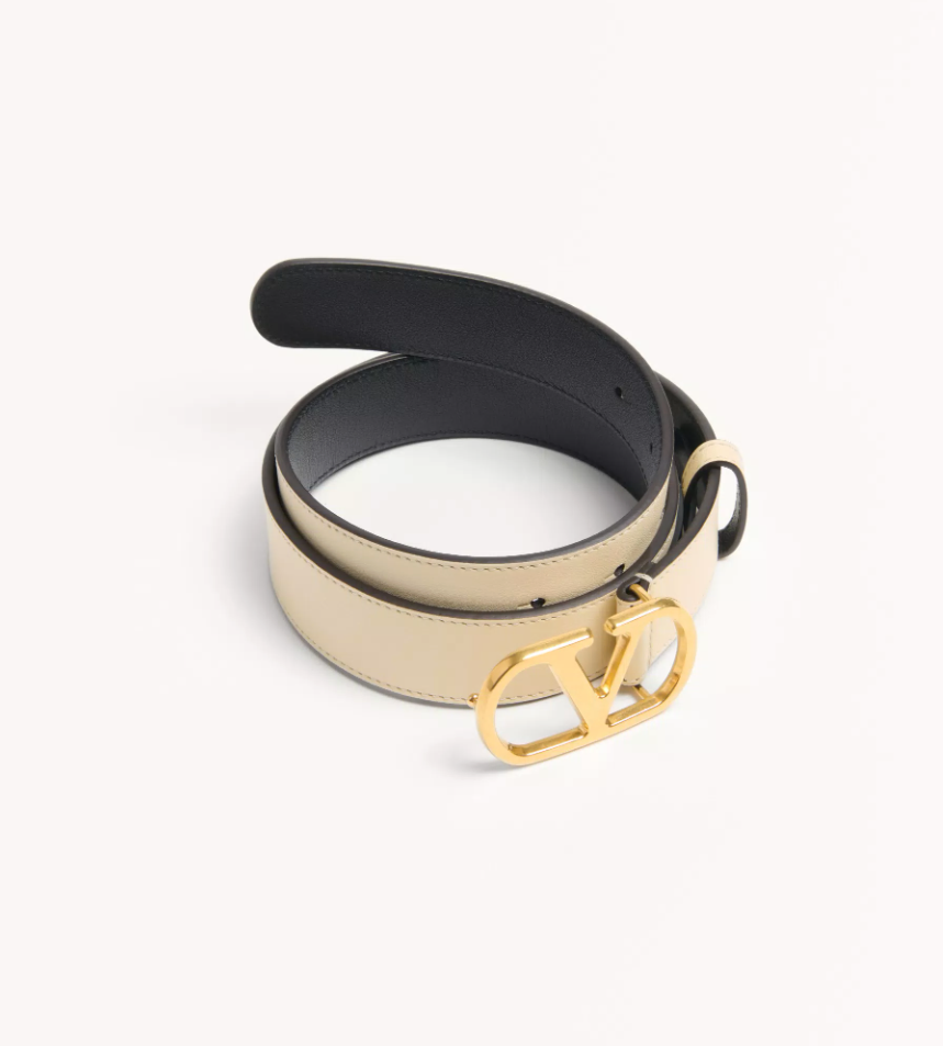 Cintura VLogo Beige