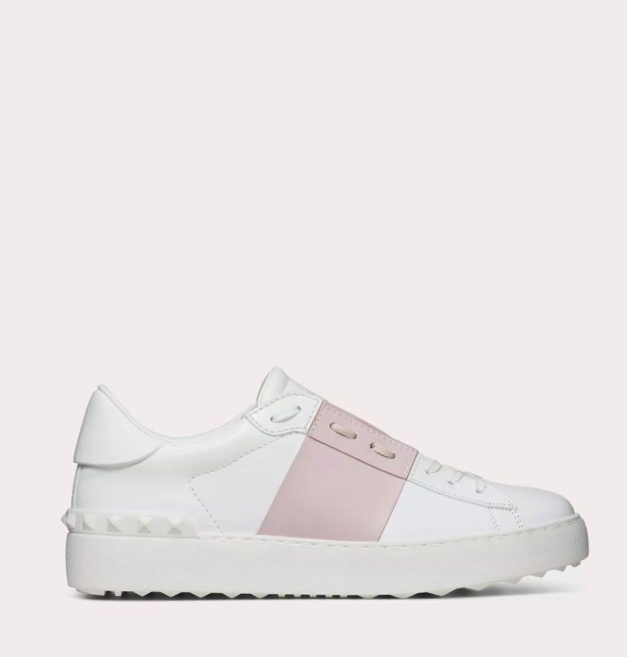 SNEAKER OPEN IN VITELLO Rosa