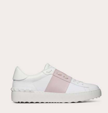 SNEAKER OPEN IN VITELLO Rosa