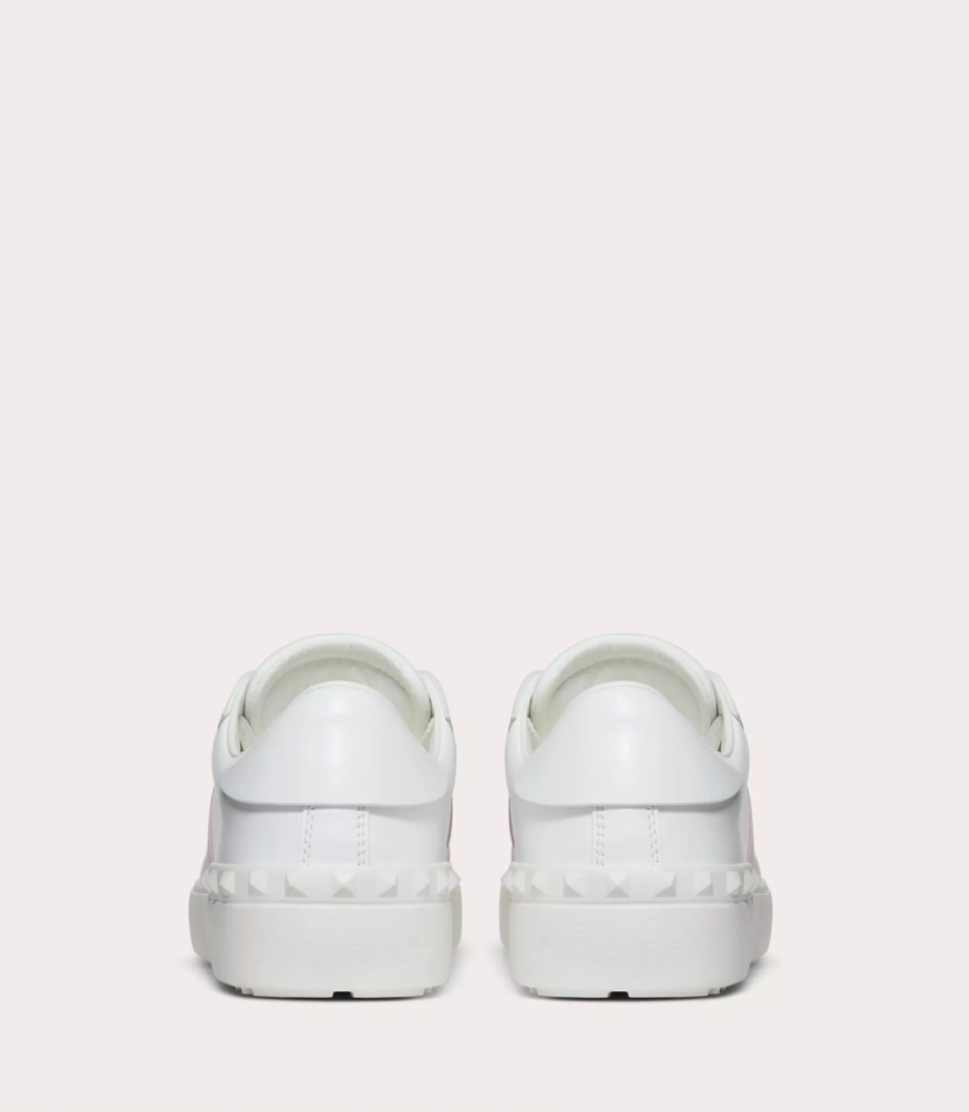 SNEAKER OPEN IN VITELLO Rosa