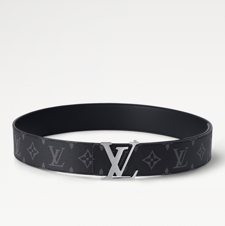 Initiales 40MM reversibile in rutenio scuro Uomo