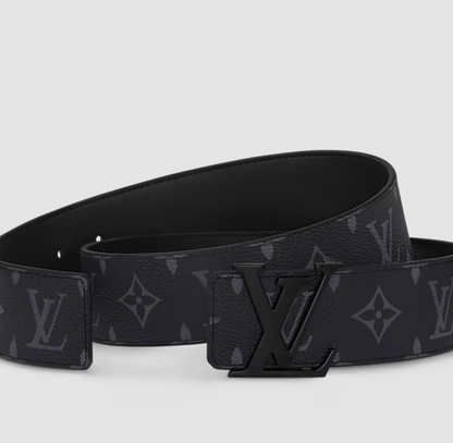 Cintura Initiales 40 mm color Nero Opaco Uomo