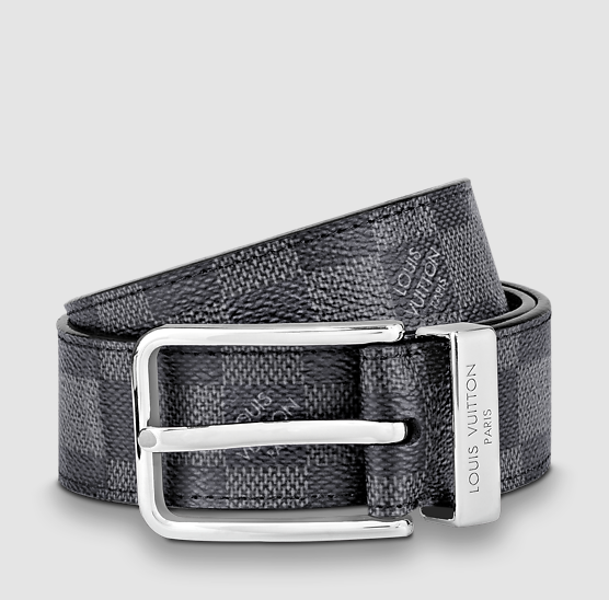 Cintura Pont Neuf 35 mm Damier Grafite Uomo