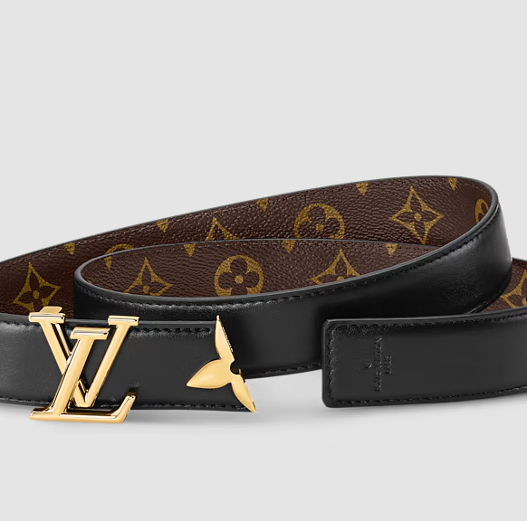 Cintura Pretty 30 mm reversibile Nero Donna