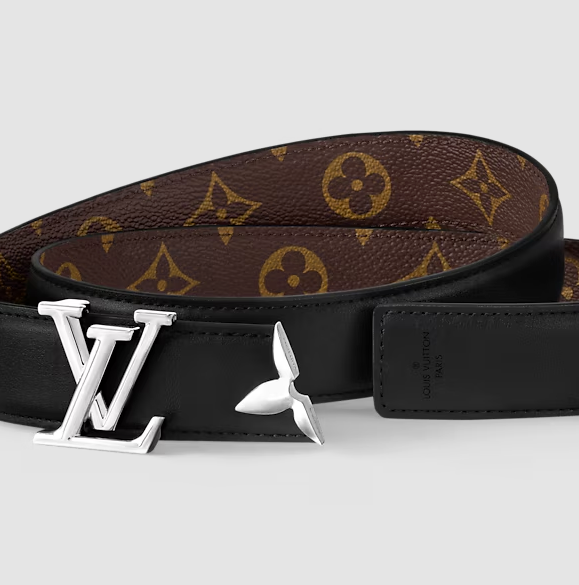 Cintura Pretty 30 mm reversibile nero con fibbia in argento donna