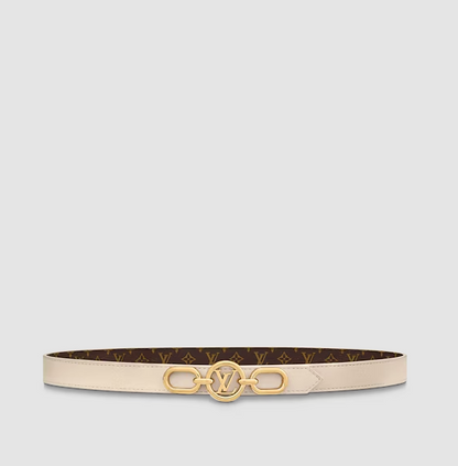 Cintura Circle Prime 20 mm reversibile Marrone Donna