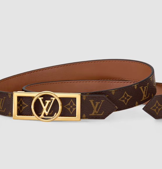 Cintura Dauphine 25 mm reversibile Monogram Donna