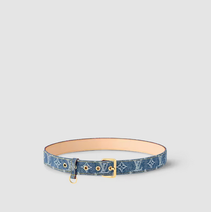 Cintura D-Ring Ard 30 mm Denim Blu Donna