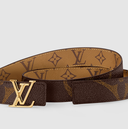 Cintura Iconic 30 mm reversibile Monogram Donna