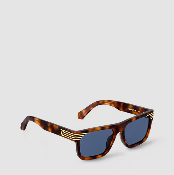 Occhiali da sole Slide Square Tortoise Uomo