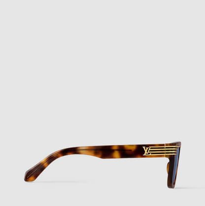 Occhiali da sole Slide Square Tortoise Uomo