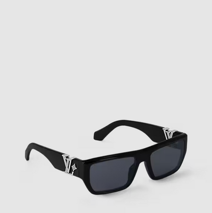 Occhiali da sole Flower Low Square Nero Uomo