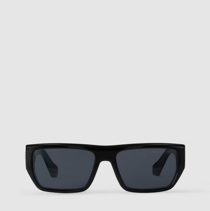 Occhiali da sole Flower Low Square Nero Uomo