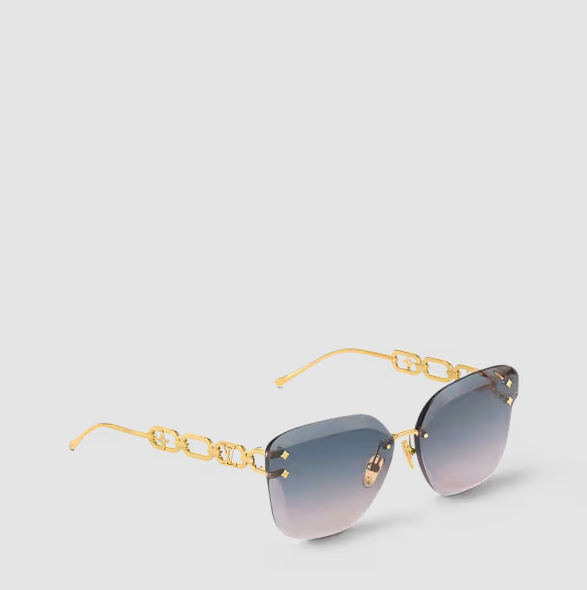 Occhiali da sole Jewel Cat-Eye Gradiant Blu Donna