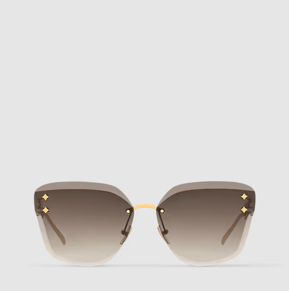 Occhiali dal sole Jewel Cat-Eye Marrone Donna