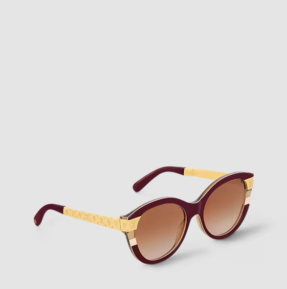 Occhiali da sole Petit Soupçon Cat Eye Burgundy Donna