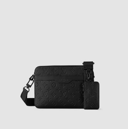 Borsa messenger Trio Nero Uomo