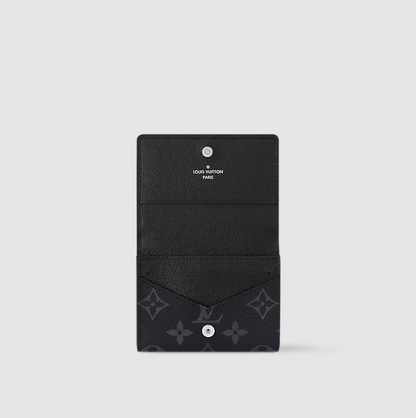 Porta carte di credito magnetico Monogram Nero