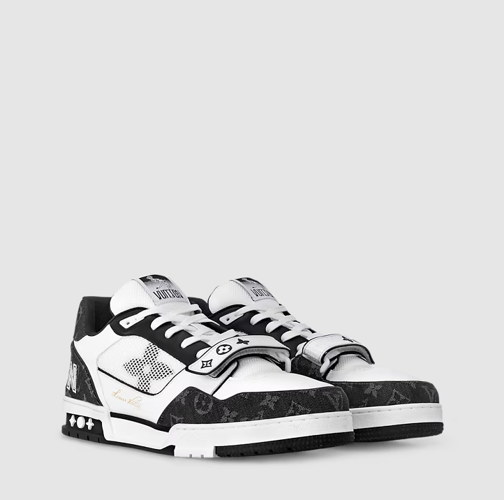 Sneaker Trainer Monogram Denim Black