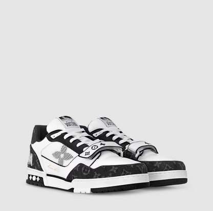 Sneaker Trainer Monogram Denim Black