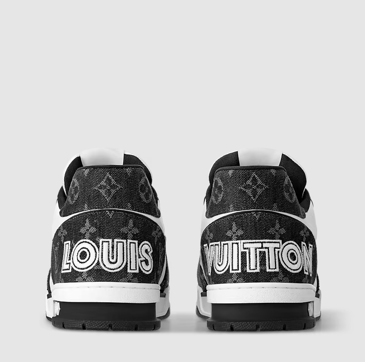 Sneaker Trainer Monogram Denim Black
