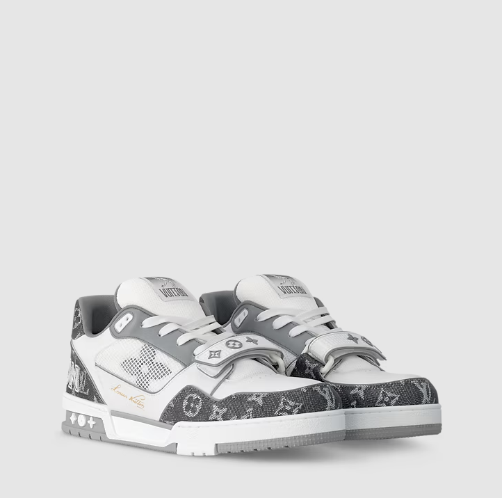 Grey Monogram Trainer Sneaker