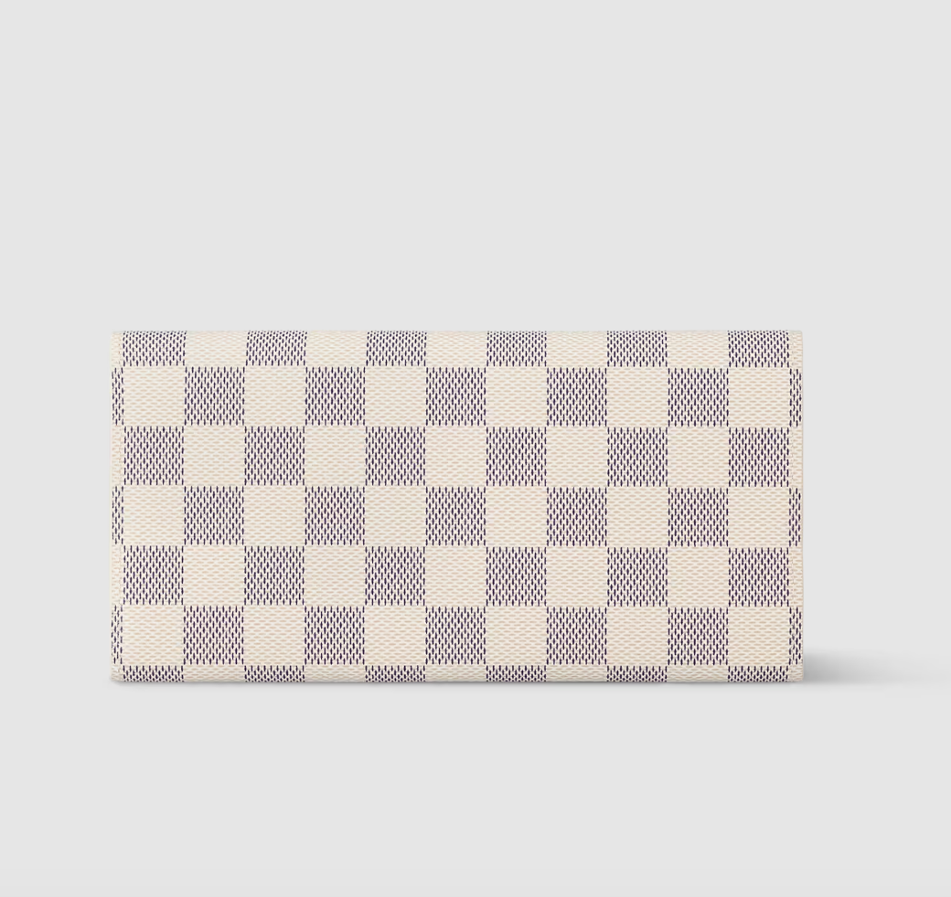 Emilie Wallet Damier Azur Canvas