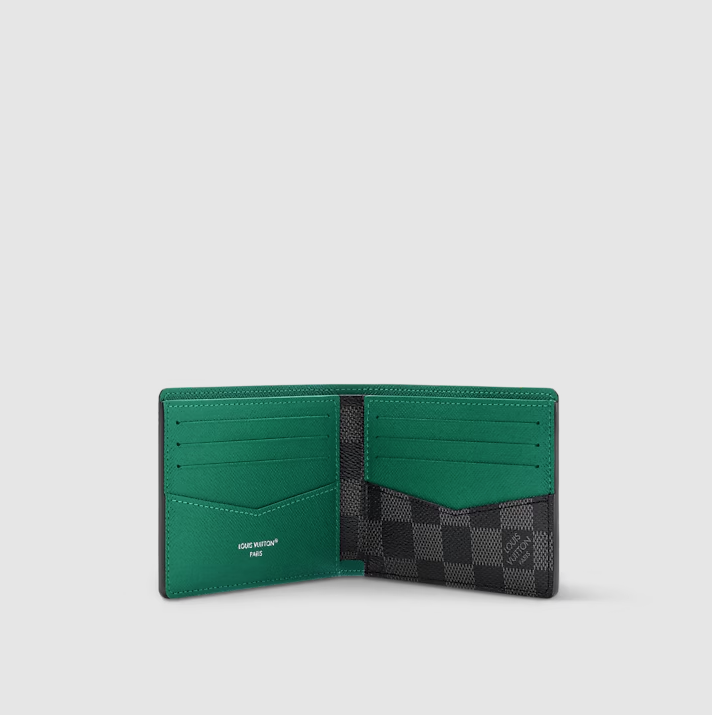 Slender Wallet Damier Graphite Canvas