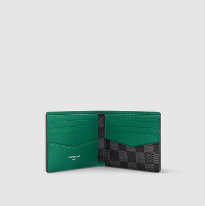 Slender Wallet Damier Graphite Canvas