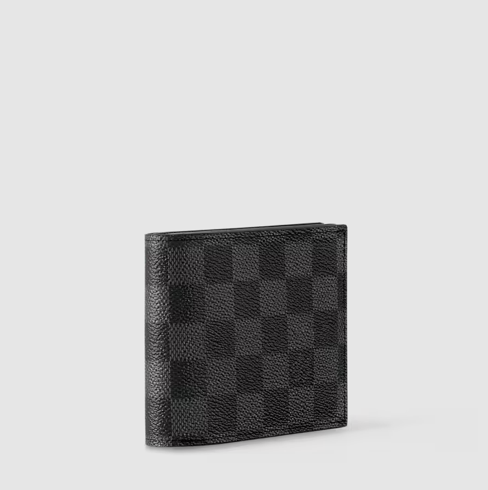 Amerigo Damier Graphite Canvas Wallet