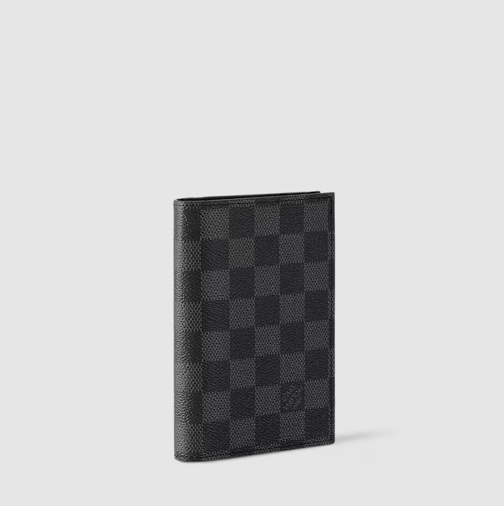 Passport Holder Damier Graphite Canvas