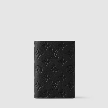 Ultra Black Passport Holder