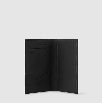 Ultra Black Passport Holder